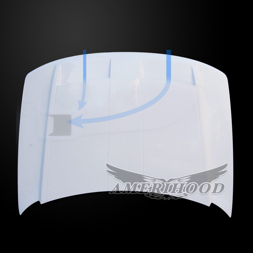 GTR Style Functional Ram Air Hood For Jeep Grand Cherokee 1999-2004